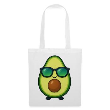 Avocado Gemüse Sommer Sonnenbrille Kawaii - Stoffbeutel - Weiß - Vorne