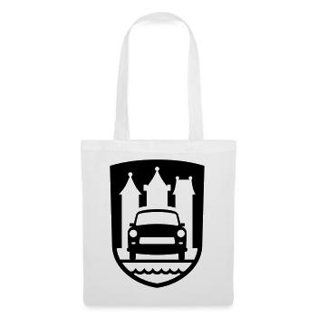 Trabi Motorsport Zwickau (Farbe änderbar) - Stoffbeutel - Weiß - Vorne