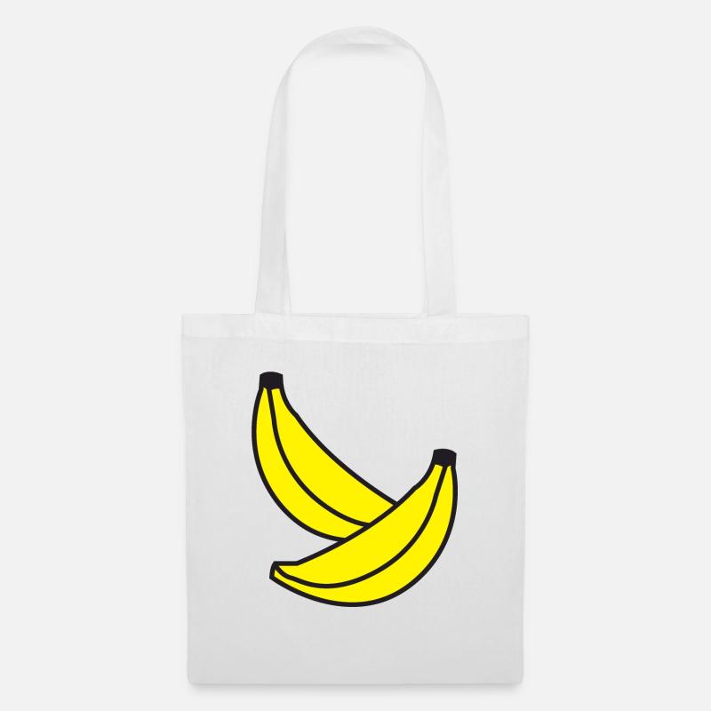 two bananas - Tote Bag - white