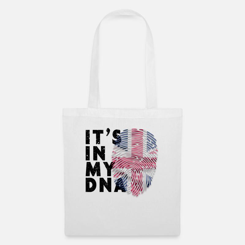 C'est dans mon ADN en Angleterre - Sac en tissu - blanc