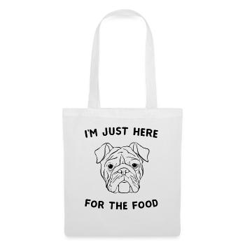 I'm Just Here For The Food Dog - Tote Bag - white - Front