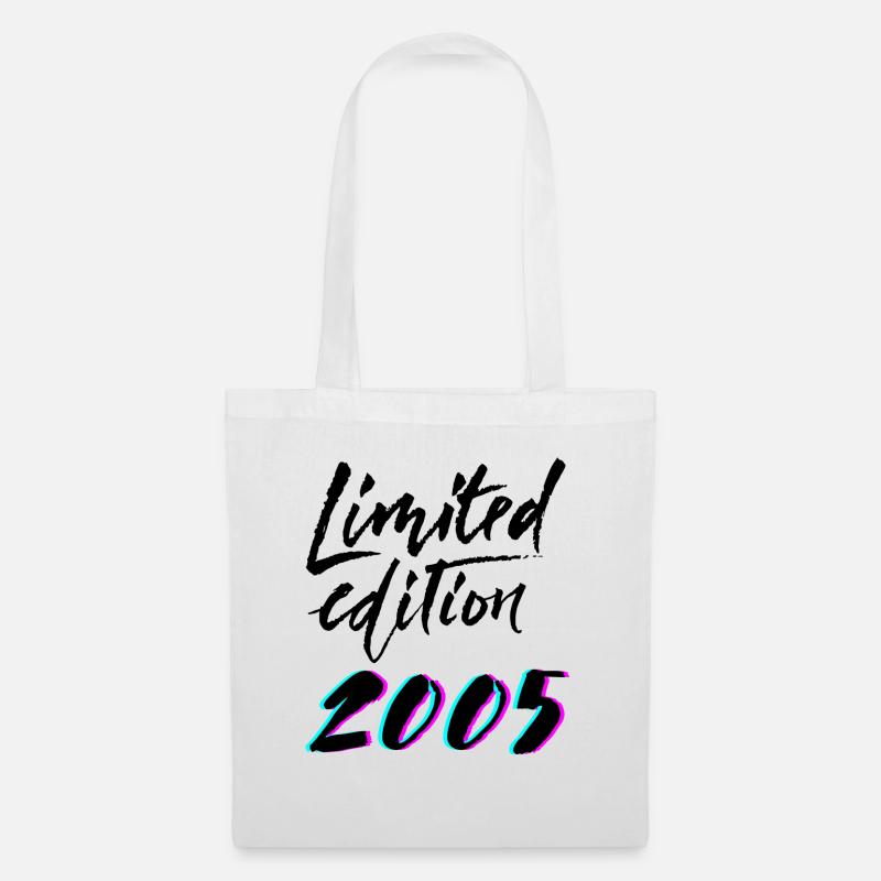 Limited Edition 2005 Geburtstag Geschenk - Stoffbeutel - Weiß