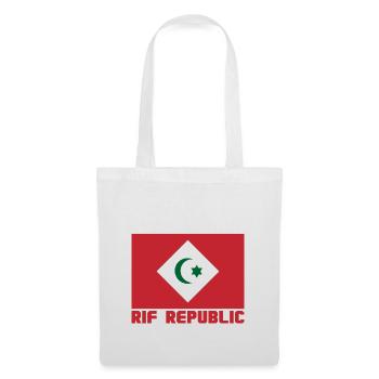 République du Rif - Sac en tissu - blanc - Devant