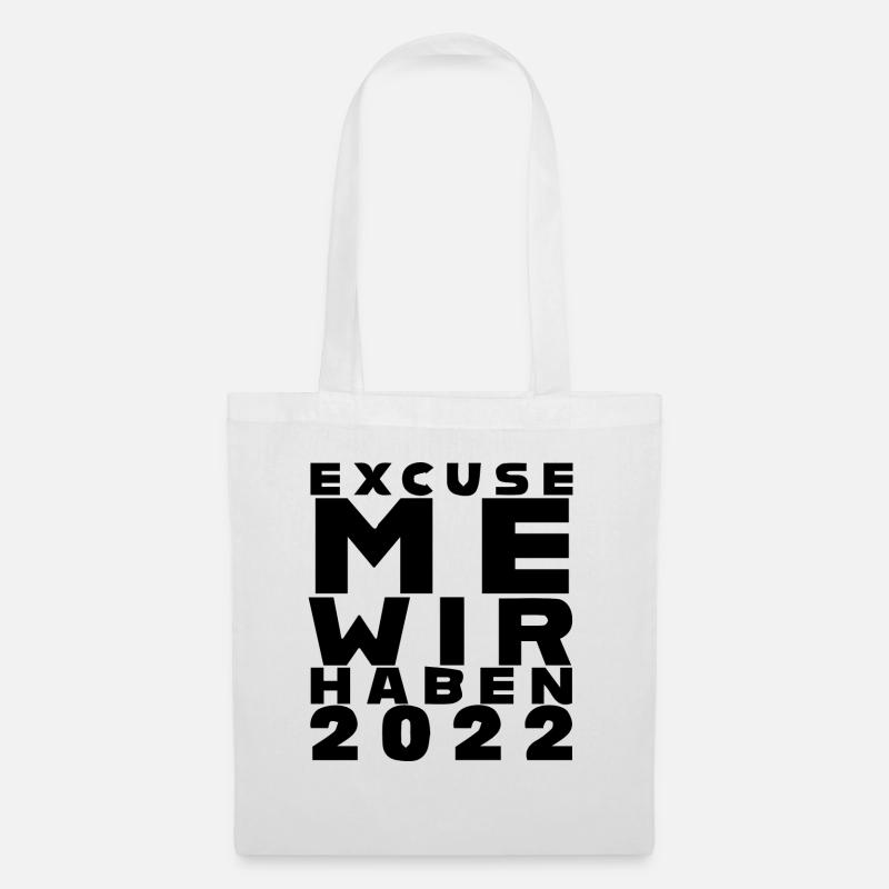 Excuse me - Stoffbeutel - Weiß