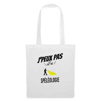 J'peux pas j'ai spéléologie - Sac en tissu - blanc - Devant