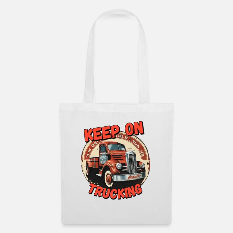Keep on Trucking 5 - Stoffbeutel - Weiß