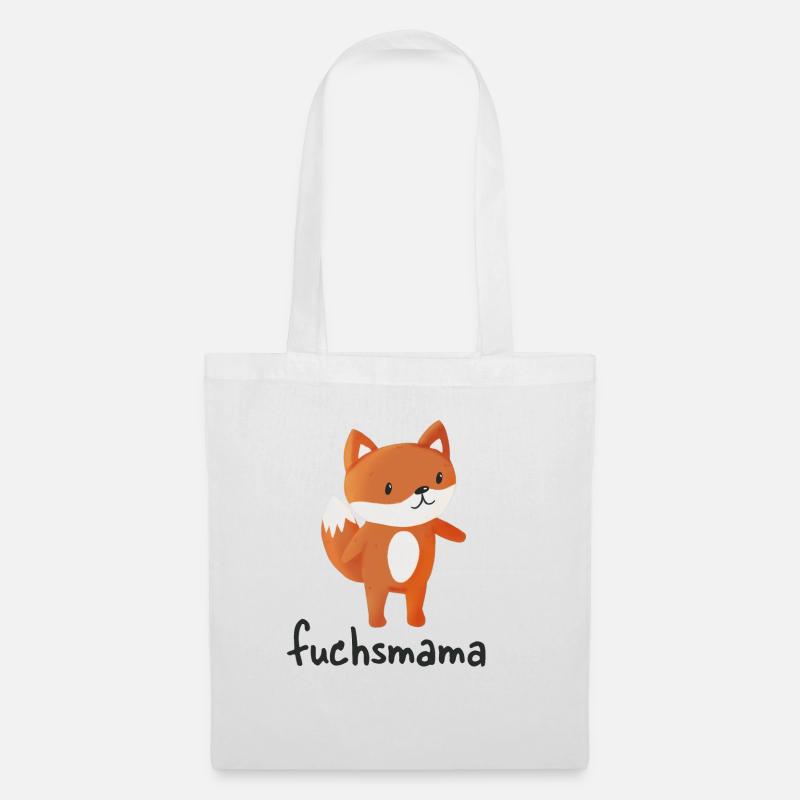 Fuchsmama - Stoffbeutel - Weiß