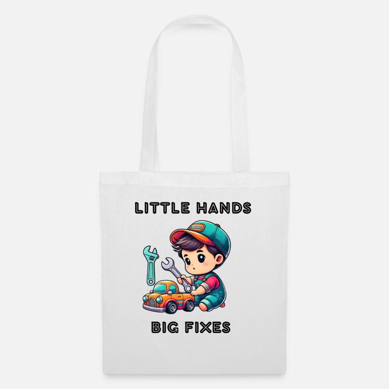 Little Hands - Stoffbeutel - Weiß