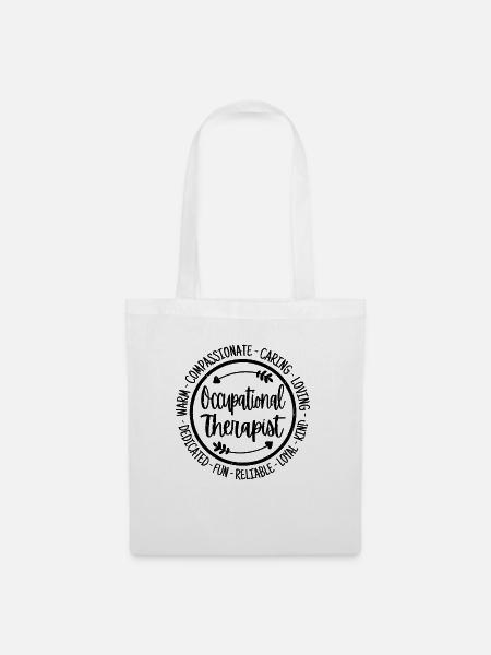 Ergotherapeut Vintage Geschenk - Stoffbeutel - Weiß