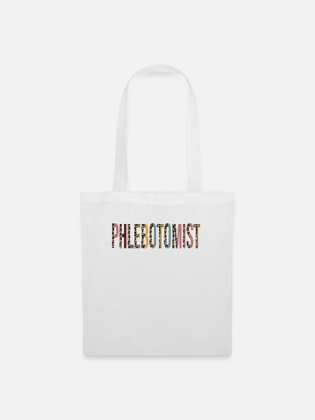 Phlebotomist - Stoffbeutel - Weiß