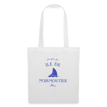 Noirmoutier Inselboot - Stoffbeutel - Weiß - Vorne