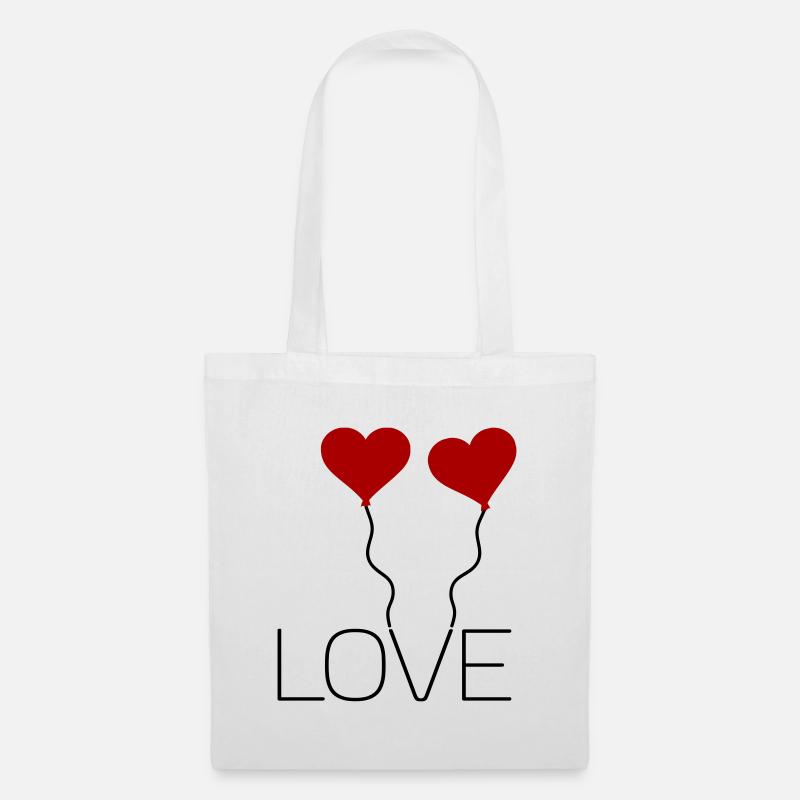 Love - Stoffbeutel - Weiß