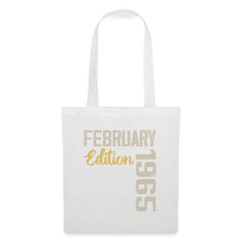 Février 1976 Anniversaire Février 1976 Rétro - Sac en tissu - blanc - Devant