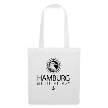 Hamburg Heimat Möwen - Stoffbeutel - Weiß - Vorne