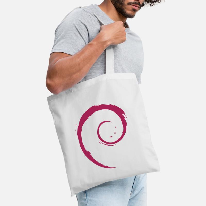 Système d’exploitation Linux Spiral PC Gift IT Idea Sac en tissu