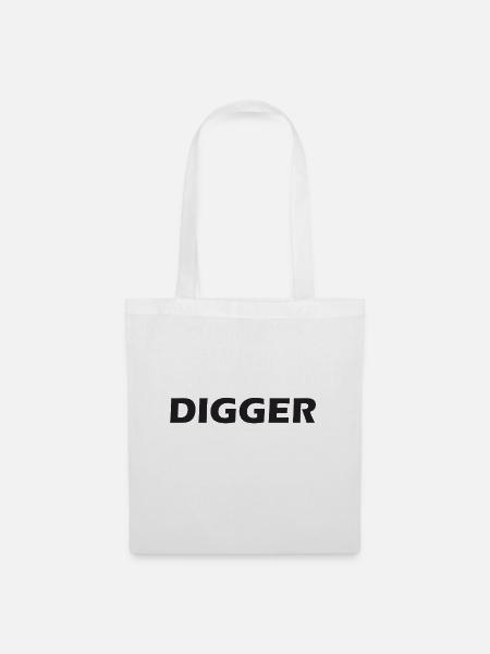 Digger - Stoffbeutel - Weiß