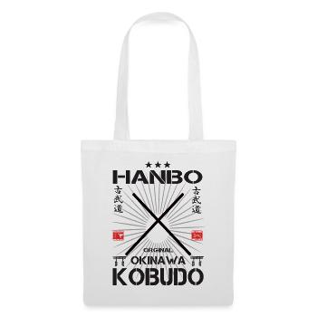 Hanbo die Kunst der Verteidigung im Okinawa Stil - Stoffbeutel - Weiß - Vorne