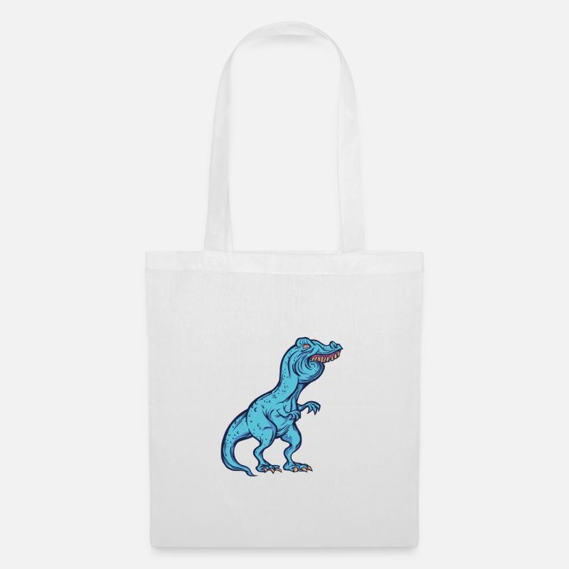 Lustiges Dino Meme TRex Tshirt Party Geschenk - Stoffbeutel - Weiß