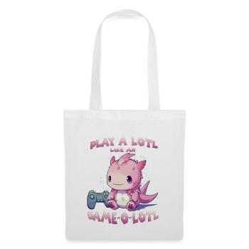 Axolotl Gamer T Kawaii Zeugs Axolotl Otaku Axolotl - Stoffbeutel - Weiß - Vorne