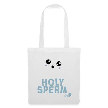 Holy sperm - Tote Bag - white - Front