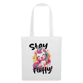 Ein Einhorn für süße Heldinnen - Stoffbeutel - Weiß - Vorne