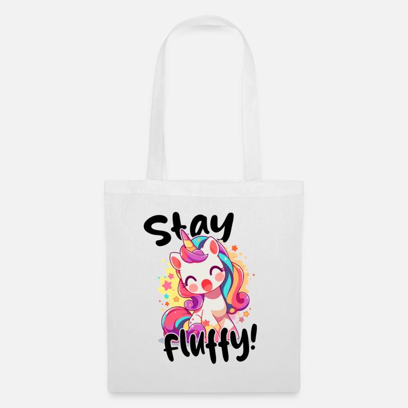 Ein Einhorn für süße Heldinnen - Stoffbeutel - Weiß
