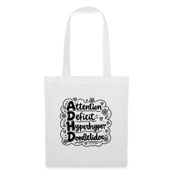 ADHD-doodlelidoo - Stoffbeutel - Weiß - Vorne