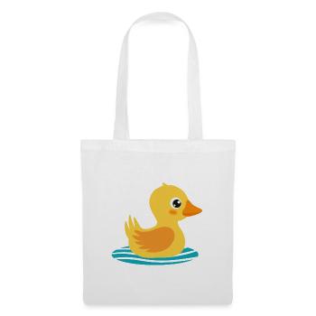 Canard en plastique - Sac en tissu - blanc - Devant