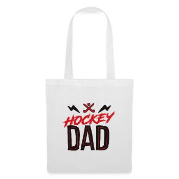 Feldhockey Dad Feldhockey Spieler Hockey Papa - Stoffbeutel - Weiß - Vorne
