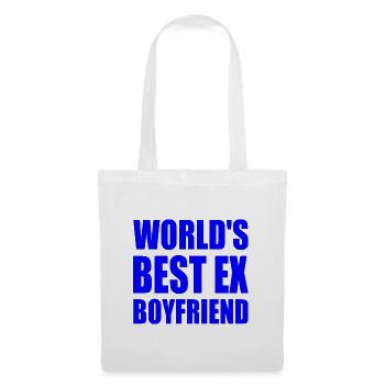 worlds best ex boyfriend - Sac en tissu - blanc - Devant