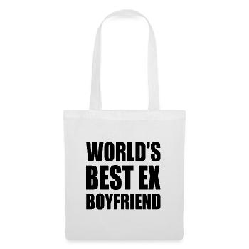 world's best ex boyfriend - Sac en tissu - blanc - Devant