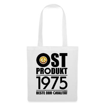 51. GEBURTSTAG OSSI OSTPRODUKT 1975 DDR - Stoffbeutel - Weiß - Vorne