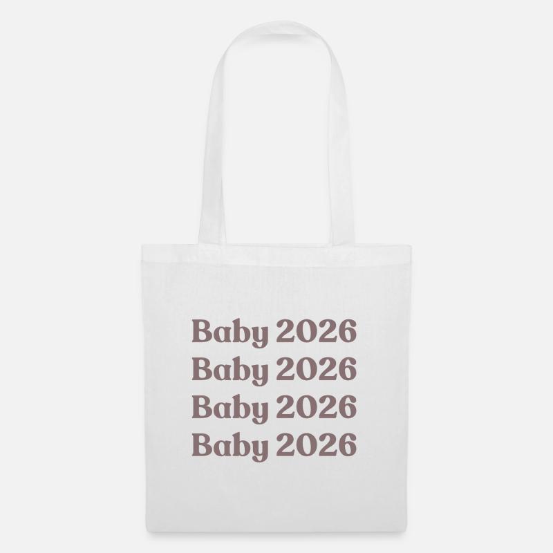 Bébé 2026 - Sac en tissu - blanc