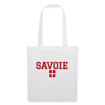 Drapeau Savoie - Sac en tissu - blanc - Devant