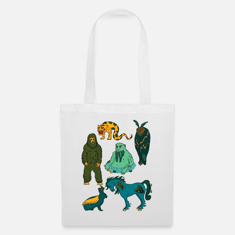 Mythical Creatures_Collection Print - Stoffbeutel - Weiß