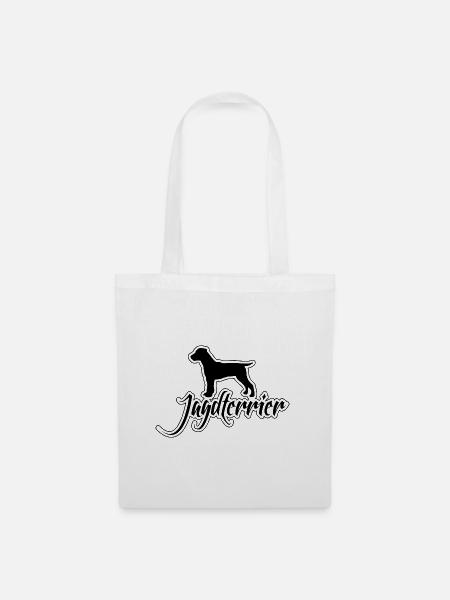 JAGDTERRIER Hunderasse Jagdhunde Jäger Wilsigns - Stoffbeutel - Weiß
