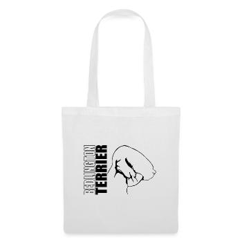 BEDLINGTON TERRIER Profil Chiens Wilsigns - Sac en tissu - blanc - Devant