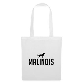 MALINOIS Race de chiens Sport canin Wilsigns Cadeau - Sac en tissu - blanc - Devant