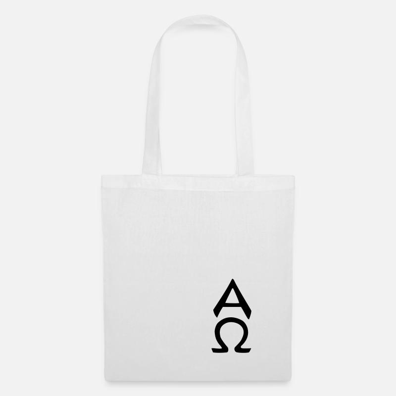 ao alpha omega - Stoffbeutel - Weiß
