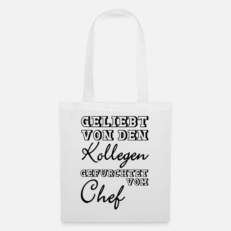 Geliebt von den Kollegen Geschenk - Stoffbeutel - Weiß