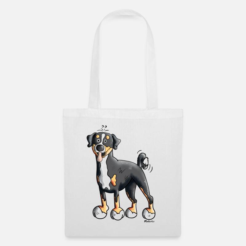 Mignon Bouvier de l’Appenzell - Sac en tissu - blanc