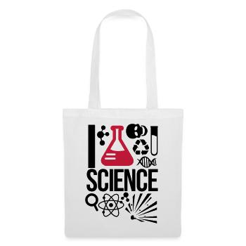 Wissenschaft - Stoffbeutel - Weiß - Vorne