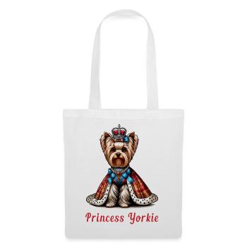 Yorkshire Terrier Princess - Tote Bag - white - Front