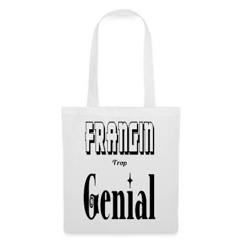 Frangin Trop Génial Frère - Sac en tissu - blanc - Devant