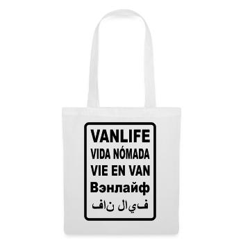Vanlife International - Sac en tissu - blanc - Devant