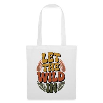Aventure - Laissez entrer la nature - Sac en tissu - blanc - Devant