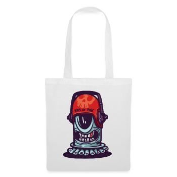 Skull Space Helmet - Tote Bag - white - Front