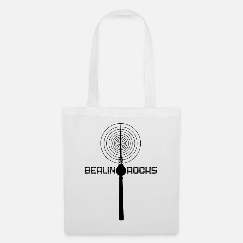 Berlin Rocks - Sac en tissu - blanc