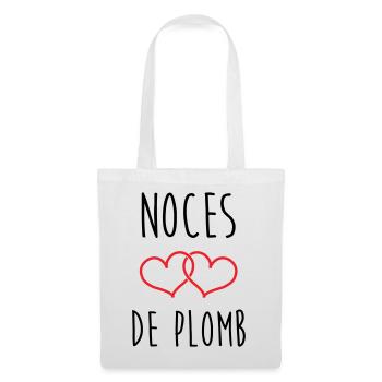 Lead Wedding 14 years of marriage - Tote Bag - white - Front