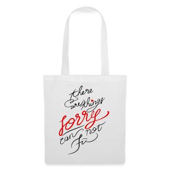 Désolé - Sac en tissu - blanc - Devant